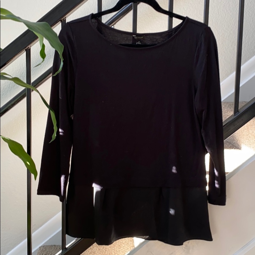 Babydoll flowy 3 quarter length top